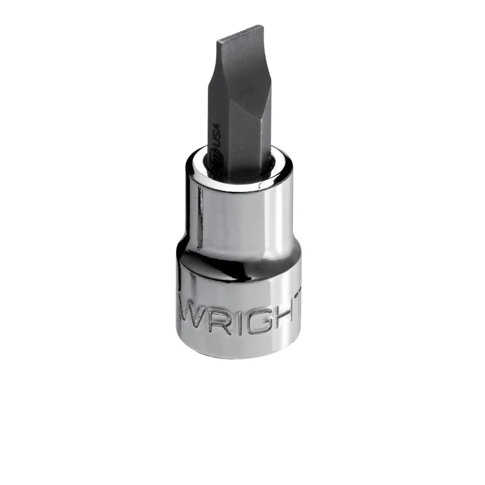1/4" Drive Screwdriver Bit Socket w/Standard Slotted Bit - 3/16"