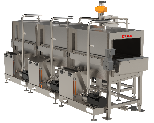 Pasteurizer 15S - Overall - 5' x 20' - 15' Spray Section
