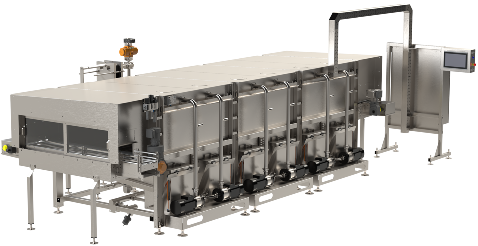 Pasteurizer 25S - Overall - 5' x 30' - 25' Spray Section