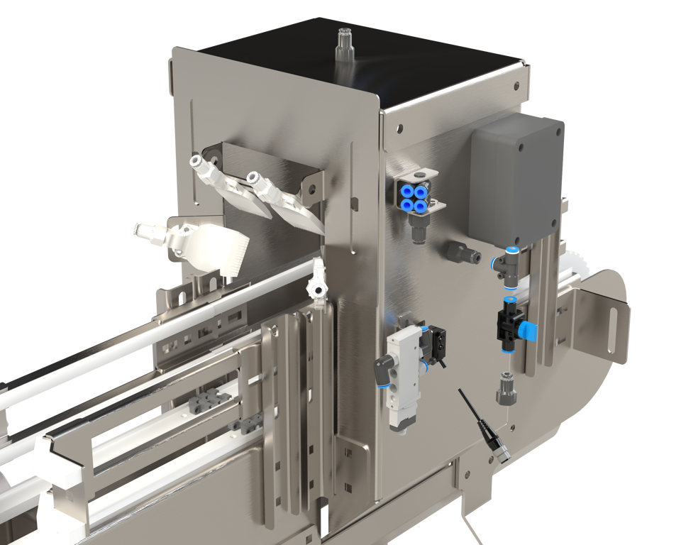 Rinse Tunnel - Water and Compressed Air