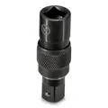 1/4" Drive Locking Adaptor w/Set Screw Black - 1/4"Female x 1/4"Male - 2413